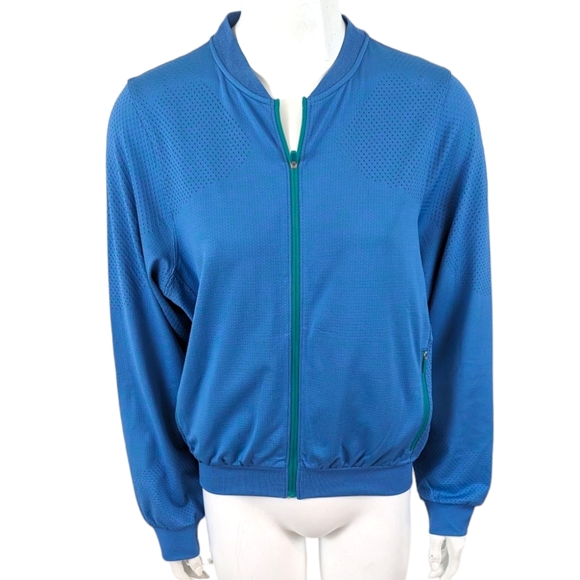 Lululemon Swiftly Jacket NEW Midweight Full Zip Womens 10 Blue Green